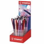 Stabilo Worker+ Naturecolors Wildflower Espositore con 30 penne a inchiostro liquido - Tratto 0