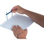 Fellowes Confezione da 100 graffette - Plastica PP - 110 mm - Supporta fino a 600 fogli da 80 g - Colore blu - immagine 3