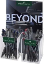 Faber-Castell Beyond Gel Espositore con 24 penne a sfera retrattili - Punta 0