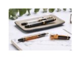 Pilot Custom 823 M Penna Stilografica - Pennino in oro 14 carati - Corpo nero trasparente - In confezione regalo singola con un calamaio Pilot - immagine 3