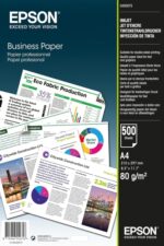 Carta Epson Business Inkjet A4 - 500 fogli - Grammatura 80 g/m² - Adatta alla stampa fronte-retro - Colore bianco