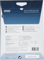 Epson Premium Glossy Photo Confezione da 30 fogli di carta fotografica - 13x18 cm - Grammatura 255 g/m² - Finitura lucida - Compatibile con stampanti a getto d'inchiostro - Colore bianco - immagine 2