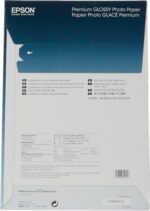 Confezione da 50 fogli di carta fotografica Epson Premium Glossy - Formato A4 - Grammatura 255 g/m² - Finitura lucida - Compatibile con stampanti a getto d'inchiostro - Colore bianco - immagine 2