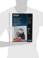 Confezione da 50 fogli di carta fotografica Epson Premium Glossy - Formato A4 - Grammatura 255 g/m² - Finitura lucida - Compatibile con stampanti a getto d'inchiostro - Colore bianco - immagine 5