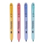 Apli Highlighter Retractil Espositore con 5 confezioni da 4 evidenziatori retrattili - Punta smussata da 4 mm - Colori pastello assortiti - immagine 3