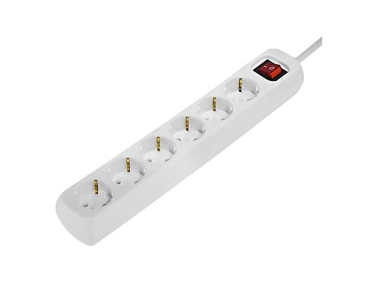 Hama Multipresa con 6 prese - Cavo da 1