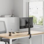 Aisens Supporto da tavolo Eco girevole e inclinabile per monitor/TV da 17-34" - Peso massimo 12 kg - Colore: nero - immagine 5