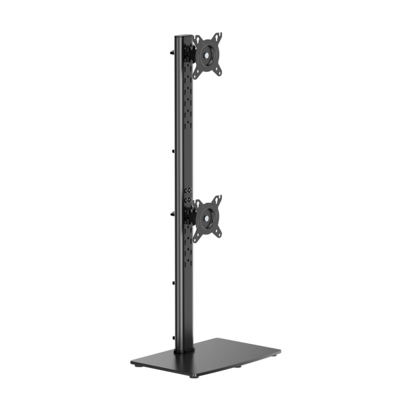 Aisens Supporto da tavolo Eco con base girevole e inclinabile per 2 monitor/TV da 17-34" - Peso massimo 12 kg - Colore: nero