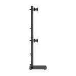 Aisens Supporto da tavolo Eco con base girevole e inclinabile per 2 monitor/TV da 17-34" - Peso massimo 12 kg - Colore: nero - immagine 2
