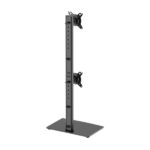 Aisens Supporto da tavolo Eco con base girevole e inclinabile per 2 monitor/TV da 17-34" - Peso massimo 12 kg - Colore: nero - immagine 3