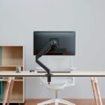 Aisens Supporto da tavolo Eco con contrappeso, girevole e inclinabile, per monitor/TV da 17-32" - 1 braccio e 3 snodi - Peso massimo 9 kg - Colore: nero - immagine 5