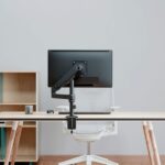 Aisens Supporto da tavolo Eco con contrappeso, girevole e inclinabile, per monitor/TV da 17-32" - 1 braccio e 3 snodi - Peso massimo 9 kg - Colore: nero - immagine 4