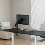 Aisens Supporto da tavolo Eco con contrappeso, girevole e inclinabile, per monitor/TV da 17-32" - 1 braccio e 3 snodi - Peso massimo 9 kg - Colore: nero - immagine 5