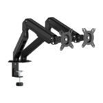 per monitor/TV da 17-32" - 2 bracci e 3 snodi - Peso massimo 9 kg - Colore: nero