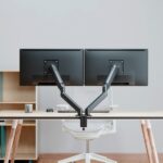 Aisens Supporto da tavolo Eco con contrappeso, girevole e inclinabile, per monitor/TV da 17-32" - 2 bracci e 3 snodi - Peso massimo 9 kg - Colore: nero - immagine 4