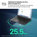 LG Gram 16Z90TS-G.AU99BN Portatile da 16" Intel Core Ultra 9 288V - 32 GB - SSD da 1 TB - WiFi 7 - Windows 11 Home - Colore grigio - Tastiera QWERTY (ES) - immagine 4