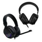 Coolbox Pack Gaming XWING 2 4 in 1 (portoghese) - Tastiera RGB - Mouse da 7200 DPI - Cuffie RGB USB - Tappetino antiscivolo - Colore: nero - immagine 3