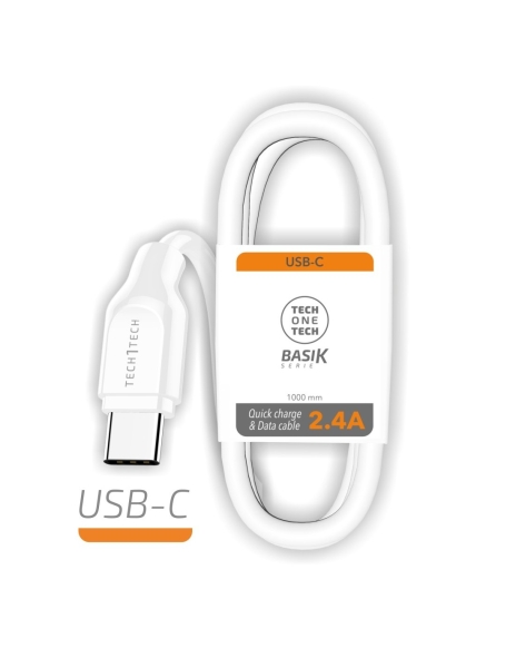 TechOneTech Cavo BASIK da USB-A maschio a USB-C maschio TechOneTech Cavo BASIK da USB-A maschio a USB-C maschio