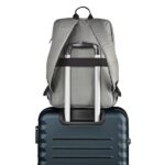 NGS Monray Sacks Venture Zaino per portatile fino a 15,6" - Morbida imbottitura interna - Resistente all'acqua - Tasca esterna + 2 tasche laterali - Colore grigio - immagine 5