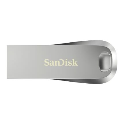 Sandisk Ultra Lux Chiavetta USB 3.1 da 128 GB - Senza cappuccio - Colore acciaio (pendrive)