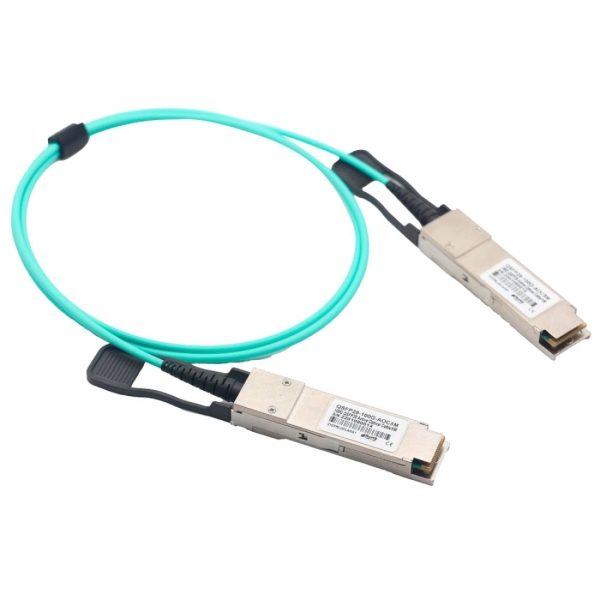 Ruijie 100G-AOC-5M Cavo in fibra ottica AOC - QSFP28 - 5 metri - 100 Gbps per canale - Colore turchese Ruijie 100G-AOC-5M Cavo in fibra ottica AOC - QSFP28 - 5 metri - 100 Gbps per canale - Colore turchese