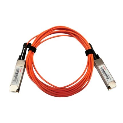 Cavo in fibra ottica Ruijie 40G-AOC-5M - 5 metri - 2 moduli transceiver QSFP+ - Velocità fino a 40 Gbps - Colore arancione