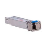 Ruijie GE-SFP-LH40-SM1310-BIDI Modulo transceiver SFP - 1000Base-LH - Fibra ottica fino a 40 km - Velocità fino a 1,25 Gbps - Bidirezionale - Trasmissione a 1550 nm e ricezione a 1310 nm - Colore acciaio - immagine 3