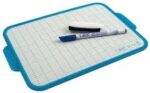 Bic Velleda Pizarra Escolar Dos Superficies Blanca y Milimetrada + 1 Marcador Velleda Azul + 1 Borrador - Dimensiones: 26x19 cm - immagine 2