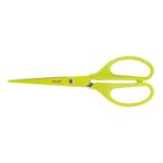 Milan Tijeras Oficina Acid con Cuchilla de Acero Inoxidable - Mango de Plastico Simetrico - Longitud 17cm - Color Amarillo - immagine 2