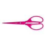 Milan Tijeras Oficina Acid con Cuchilla de Acero Inoxidable - Mango de Plastico Simetrico - Longitud 17cm - Color Rosa - immagine 2