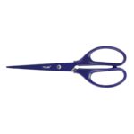 Milan Tijeras Oficina Acid con Cuchilla de Acero Inoxidable - Mango de Plastico Simetrico - Longitud 17cm - Color Azul - immagine 2