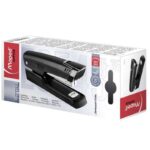 Maped Essentials Half Strip Grapadora de Sobremesa - Hasta 20 Hojas a la vez - Admite Grapas 22/6 24/6 26/6 - Grapado Cerrado - Color Negro - immagine 4