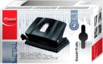 Maped Essentials Metal Perforadora de Sobremesa - 2 Agujeros - Regleta Multi-Formatos - Hasta 25 Hojas a la vez - Color Negro - immagine 4