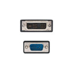 Nanocable Cable DVI 18+5 Macho a SVGA HDB15 Macho 5m - Color Negro - immagine 3