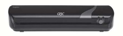 GBC Inspire+ A4 Plastificadora - Hasta Tamaño A4 - Velocidad 250mm/min - Calentamiento en 4 Minutos - Ajuste Adicional Frio - Grueso Bolsa 75 y 125mic - Color Negro