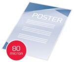 GBC Paquete de 100 Carteras Plastificacion A3 con Brillo - Alta Calidad - Esquinas Redondeadas - 80 Micras - Transparente - immagine 3