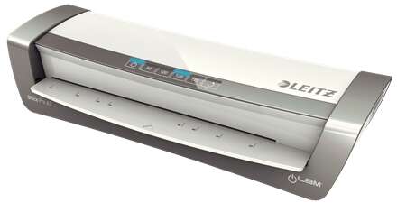 Leitz iLAM Office Pro A3 Plastificadora A3 - Calentamiento en 1min - Tiempo aprox. Plastificacion A4 40seg - Grosores de 80 a 175mic - Color Blanco/Plata Leitz iLAM Office Pro A3 Plastificadora A3 - Calentamiento en 1min - Tiempo aprox. Plastificacion A4 40seg - Grosores de 80 a 175mic - Color Blanco/Plata