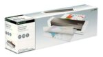 Leitz ILam Home Office A3 Plastificadora A3 - Para Grosores de 80 a 125 micras - Calentamiento en 3min - Velocidad 310 mm/min - Tiempo Aprox. A4 80 micras 45seg - Color Gris/Blanco - immagine 5