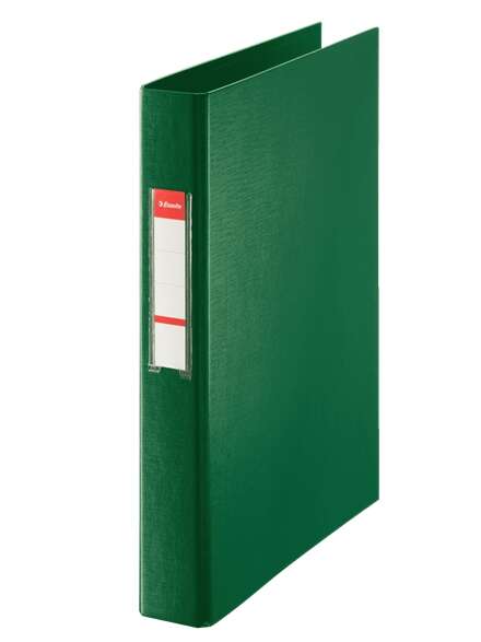 Esselte Carpeta de Anillas - Formato Folio - Capacidad para 190 Hojas - 2 Anillas de 25mm - Color Verde Esselte Carpeta de Anillas - Formato Folio - Capacidad para 190 Hojas - 2 Anillas de 25mm - Color Verde