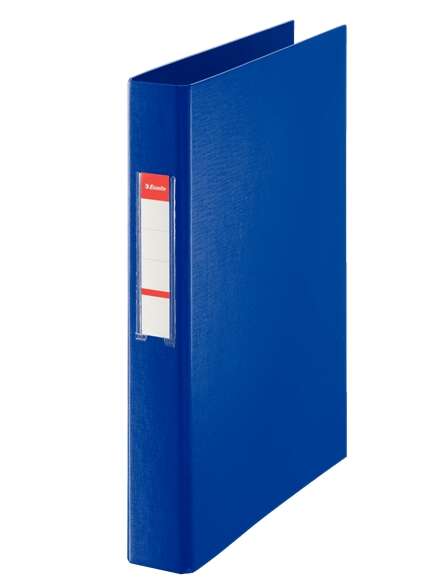 Esselte Carpeta de Anillas Formato Folio - 2 Anillas Mixtas de 25mm - Capacidad para 190 Hojas - Color Azul