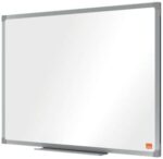Nobo Essence Pizarra de Melamina 600x450mm - Marco de Aluminio Anodizado - Bandeja para Rotuladores - Color Blanco - immagine 2