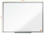Nobo Essence Pizarra Magnetica de Acero 600x450mm - Marco de Aluminio Anodizado - Bandeja para Rotuladores - Color Blanco - immagine 4