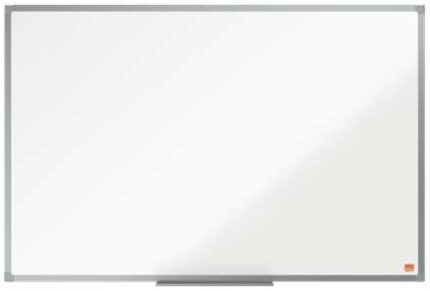 Nobo Essence Pizarra Magnetica de Acero 900x600mm - Marco de Aluminio Anodizado - Bandeja para Rotuladores - Color Blanco