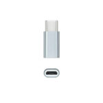 Nanocable Adaptador USB-C Macho a Micro USB Hembra - Aluminio - immagine 2