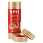 Apli Pack de 8 Cintas Adhesivas Transparentes 19 mm x 33 m - immagine 2