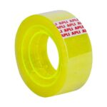 Apli Expositor con 50 Cintas Adhesivas Transparentes 19mmx20m - Fuerte Adhesion - Colores de Mandriles Surtidos - immagine 2