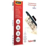 Fellowes Pack de 100 Fundas para Plastificar Brillo A3 - 125 Micras - Alta Calidad - Transparente - immagine 3