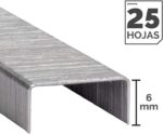 Fellowes Grapas de Carga Completa 26/6 - Capacidad de Grapado Aprox 25 Hojas - Caja de 5000 Grapas - immagine 2