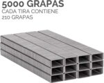 Fellowes Grapas de Carga Completa 26/6 - Capacidad de Grapado Aprox 25 Hojas - Caja de 5000 Grapas - immagine 3