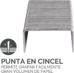 Fellowes Grapas de Carga Completa 26/6 - Capacidad de Grapado Aprox 25 Hojas - Caja de 5000 Grapas - immagine 4